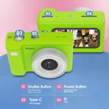 W&O 2025 New Mini Camera 1080P HD Video Recorder - Keychain Digital Video Camera With 32GB Card And Long Battery Life, Ultra-Portable Mini Camera For Travel/Vlog/Night Shooting, Supports Time-Lapse Shooting, Video Recording, Ideal For Entry-Level Photography And Video Recording Enthusiasts. Affordable Holiday Gift (Thanksgiving, Christmas, Halloween) - minicamera-green - 查看 5