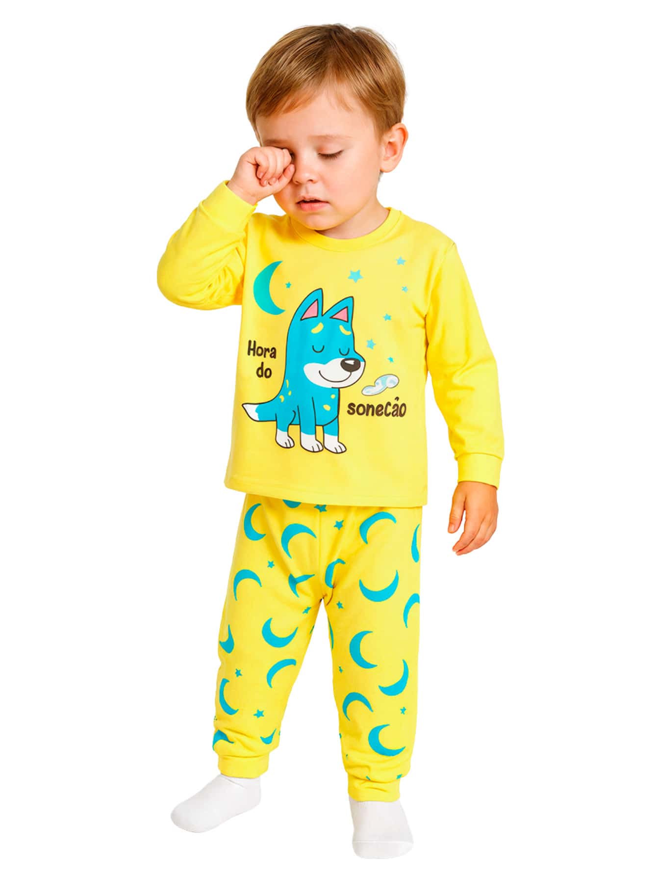 Baby Boy's Long Sleeve Pajamas - Choose Your Model, With Cute Prints And Comfort For Boys, Cold Winter - LÊN.520 - Xem 1