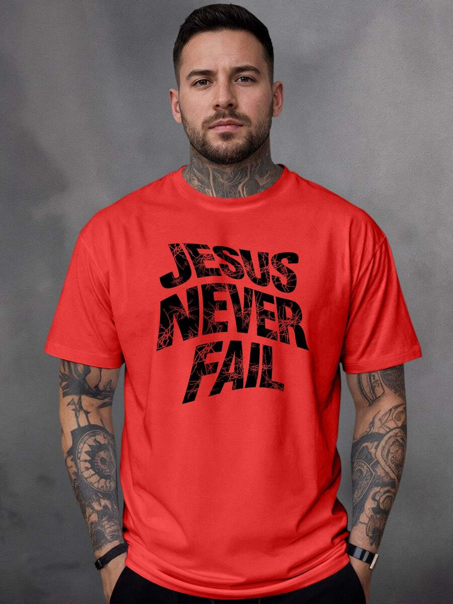 Men T-Shirts - 紅色 - 查看 1