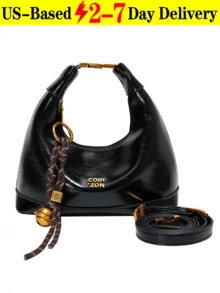 Chic Crossbody Bag Tailored For Women, Crescent - Shaped Shoulder Tote Featuring A Detachable Strap-Boasts Ample Space To Hold Daily Essentials Like Phones, Wallets, And Cosmetics, Perfectly Suited For Various Occasions Including Travel, Romantic Dates, Office Work, Relaxing Holidays, Lively Parties, And Leisurely Shopping Trips - 彩色 - 查看 13