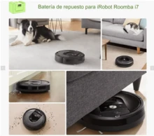 - ✅ Entrega 24/48h gratis -  Batería Premium 5000mAh de Litio para Roomba iRobot Series E, I y J | Alta Capacidad y Máximo Rendimiento para modelos E5, E6, E7, I1, I1+, I3, I3+, I4, I4+, I5, I5+, I6, I6+, I7, I7+, I8, I8+, J5, J5+, J7, J7+, J9 y J9+