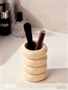 1. Hộp đựng cọ trang điểm hình bánh donut cao cấp kiểu Bắc Âu, ống đựng cọ trang điểm, giá đựng lược, cốc đựng bút đa năng trang trí, dung tích lớn, phù hợp cho văn phòng, trang trí nhà cửa và không gian lưu trữ. - Nhiều màu - Xem 9