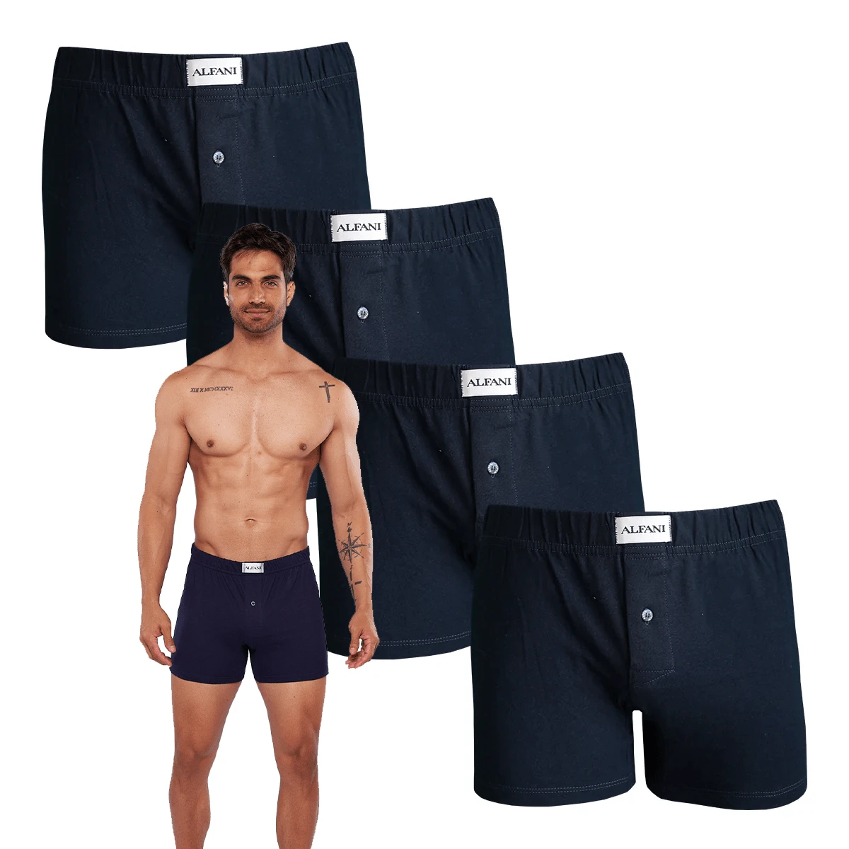 Men Trunks - Blue - View 1