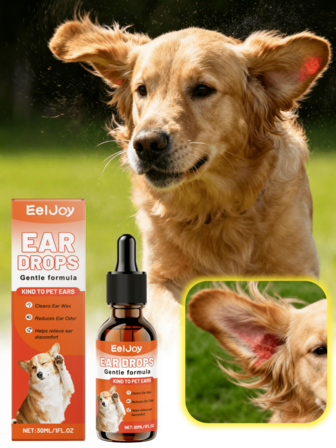 1 stuk/30 ml oordruppels voor huisdieren, geschikt voor katten en honden, reinigt oren, verwijdert oorsmeer en geurtjes - Huisdieren, cadeaus voor familie en vrienden (nieuwe en oude modellen worden willekeurig verzonden)