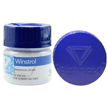 Winstrol Austyn Labs 25 MG 50 tabletas suplemento o producto farmacéutico sujeto a regulación, presentación de 50 tabletas 25 mg, consulte información y uso responsable bajo prescripción profesional - Blanco - Ver 2