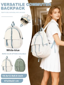 Modische Rucksäcke für Mädchen und Jungen, schöne und leichte Reiserucksäcke, einfache und niedliche Damenrucksäcke, wasserdichte Rucksäcke für Universität, Oberschule und Mittelschule, wasserdichte Nylon-Universitätsreiserucksäcke, geeignet für Reisen, Camping, Schule, Arbeit und Pendeln, lässige Computerrucksäcke für Mädchen, atmungsaktive Mehrtaschenlösungen und multifunktionale Pendlerrucksäcke für den täglichen Gebrauch.