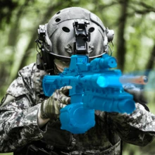 Juguetes Armas de Juguete y Accesorios Pistola de Hidrogel Lanzador de Hidrogel paraHombres y Niños Lanzador de Juguetes Blasters y Juegos de Espuma para Niños al Aire Libre Sin Bolas De gel Hidrogel Regalos de halloween, Navidad y Reyes - Negro - Ver 6