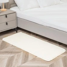 Kynley Tapete de banho antiderrapante, tapete felpudo, multifuncional, tapete para banheiro, cozinha, portas de entrada, corredor, quarto, sala de estar, extra macio, 40x60/50x80/50x120 cm, ✅ Envio para a Espanha em 48/72 horas - Branco cremoso - Ver 3