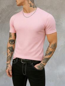 American In Ribbed Fabric - Baby Pink - View 1