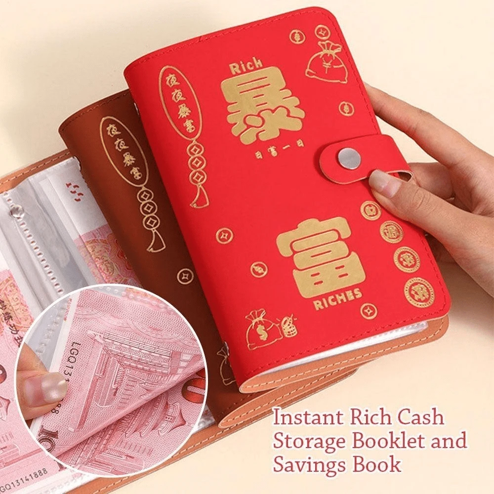 1pc New Rapid Wealth Large Capacity Cash Organizer And Money Clip - Multicolor - View 1