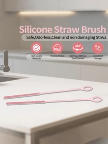 杯子吸管清洁刷，可重复使用吸管清洁器，适用于 40/30/20 盎司玻璃杯，10 毫米直径管道清洁器，适用于水瓶和吸管，适用于户外、露营。厨房清洁工具，缝隙清洁器