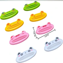 1pc Plastic Cartoon Animal Tube Squeezers, Multi-Function Gadgets, Plastic Standalone Bathroom Accessories, Fun Shape Cleaner Holder, Animal Shape Toothpaste Squeezers - ABS Plastic, Rolling Stand Design, Convenient Toothpaste And Cleanser Dispensing For Tubes, Hand Cream Squeezers - Multicolor - View 12