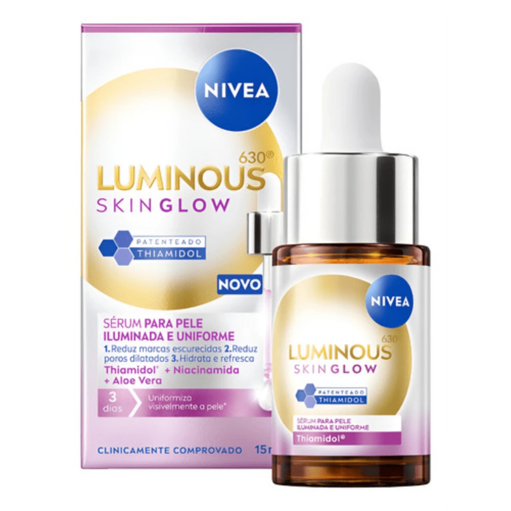 Nivea Luminous630 Skin Glow Serum 15ml All Skin Types Day/Night - White - View 1