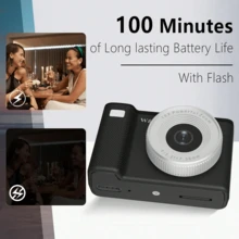 W&O 2025 New Mini Camera 1080P HD Video Recorder - Keychain Digital Video Camera With 32GB Card And Long Battery Life, Ultra-Portable Mini Camera For Travel/Vlog/Night Shooting, Supports Time-Lapse Shooting, Video Recording, Ideal For Entry-Level Photography And Video Recording Enthusiasts. Affordable Holiday Gift (Thanksgiving, Christmas, Halloween) - minicamera-black - 查看 3