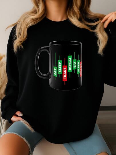 Trading Mug Traders Crypto Gift Investors Stock Market Passionate Finance Cryptocurrencies Technical Analysis Wall Street Index Funds Sweatshirt