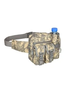 Tactical Water Bottle Waist Bag Waterproof Nylon Durable Travel Waist Bag Unisex Sports Waist Bag Hunting Hiking Waist Bag Multi-Pocket Canvas Bag Suitable For Outdoor Travel Camping Hunting Running Cycling Fishing Tactical Backpack Camping Essential Water Bottle Hiking Gear