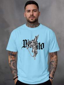 Men T-Shirts - Màu xanh nhạt - Xem 1