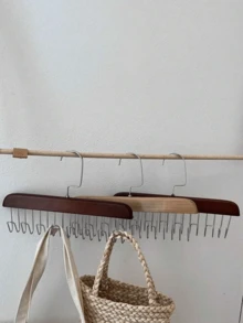 1 Multifunctional Shoulder Strap Hanger, Underwear And Vest, Skirt Storage Rack, Seamless Drying Rack, Clothes Rack Placed In The Dressing Room Storage Room, Simple And Space Saving Clothes Rack - Multicolor - View 5