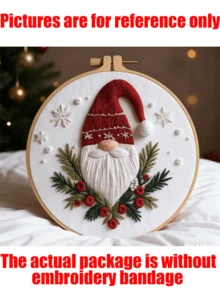 1/3 pièces Nouvelle série de motifs de Noël de haute qualité, Kits de broderie de Noël pour adultes, Kits de point de croix pour débutants, Kit de broderie pour débutants, Convient pour les décorations de Noël, les ornements de sapin de Noël, la décoration de la maison, Thanksgiving, la fête des récoltes, les décorations d'hiver, les cadeaux de vacances (10 styles disponibles, un style que vous aimerez)