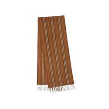 Burberry - Chestnut Brown Icon Stripe Scarf - Rust - View 2