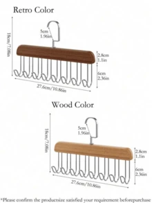 1 Multifunctional Shoulder Strap Hanger, Underwear And Vest, Skirt Storage Rack, Seamless Drying Rack, Clothes Rack Placed In The Dressing Room Storage Room, Simple And Space Saving Clothes Rack - Multicolor - View 4
