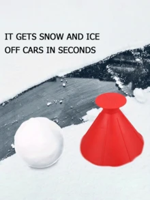 Pala da neve e raschietto per ghiaccio combinati, attrezzo per la rimozione della neve all'aperto, raschietto per auto, rimuove facilmente neve e ghiaccio, pratico, essenziale per la guida invernale e l'uso all'aperto - Multicolore - Visualizzare 9
