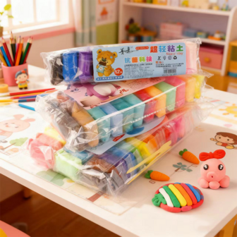 12/24/36-Piece Ultra-Light Clay Set, Colored Clay, Handmade DIY Toy, Plasticine Kit, Space Clay With Tools And Clay Molds, Suitable As Christmas Stocking Stuffer And Birthday Party Gift