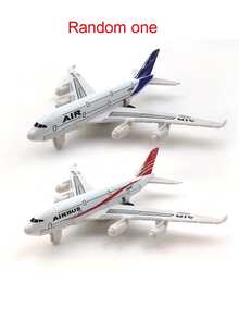 1pc Alloy Airplane Model Ornament, Alloy Toy, Random, Toy Festival Gift, Christmas,Aero Plane,Wooden Airplane,Airplane Toys Kids,Back To School - Multicolor - View 10