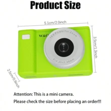 W&O 2025 New Mini Camera 1080P HD Video Recorder - Keychain Digital Video Camera With 32GB Card And Long Battery Life, Ultra-Portable Mini Camera For Travel/Vlog/Night Shooting, Supports Time-Lapse Shooting, Video Recording, Ideal For Entry-Level Photography And Video Recording Enthusiasts. Affordable Holiday Gift (Thanksgiving, Christmas, Halloween) - minicamera-green - 查看 7