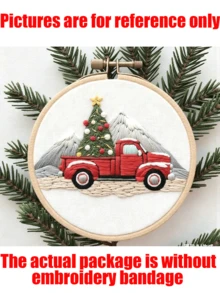 1/3 pièces Nouvelle série de motifs de Noël de haute qualité, Kits de broderie de Noël pour adultes, Kits de point de croix pour débutants, Kit de broderie pour débutants, Convient pour les décorations de Noël, les ornements de sapin de Noël, la décoration de la maison, Thanksgiving, la fête des récoltes, les décorations d'hiver, les cadeaux de vacances (10 styles disponibles, un style que vous aimerez)