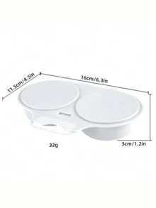 2 piezas Sartén antiadherente para hacer tortillas con tapa abierta - Utensilios de cocina de doble compartimento para el desayuno, calentamiento uniforme, superficie fácil de limpiar, diseño ahorra espacio para uso doméstico y comercial - Ideal para tortillas, panqueques, huevos, tocino - Gadget de cocina moderno, sartén para tortillas, ahorra espacio en la cocina, utensilios de cocina elegantes, utensilios de cocina duraderos, preparación rápida de comidas, electrodoméstico compacto, utensilios de cocina de alta calidad, utensilios de cocina para microondas, cocinas pequeñas - Multicolor - Ver 3
