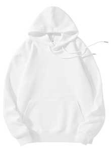 Street Fashion All-MatchSP5DER Spider Web Graphic Hoodie - Gray Streetwear Sweatshirt - 白色 - 查看 7