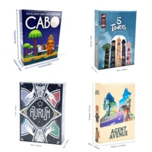 CABO Park、5towers、AURUM、AGENT AVENUE | 2-6 名玩家 | 20-40 分钟 | 社交互动桌游套装，适合多人聚会、家庭聚会、团队建设和生日礼物，旅行游戏 - 彩色 - 查看 2