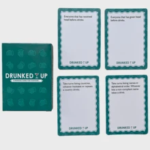 Drunkard Party Social Fun Challenge Desktop And Card Game, A Set Of Adult Drinking Card Games, Ideal Gifts For Christmas And Valentine's Day Parties, For A Wonderful Game Night.