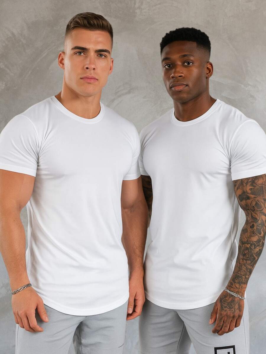 Men T-Shirts - 白色 - 查看 1