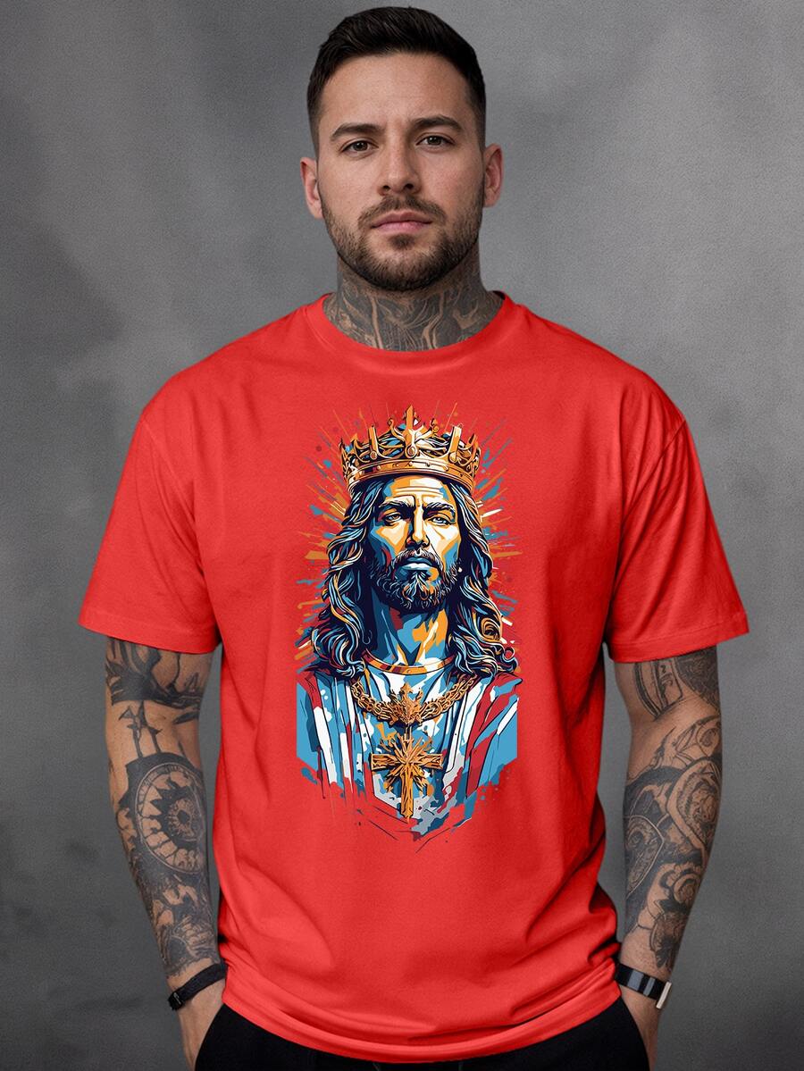 Men T-Shirts - Đỏ - Xem 1