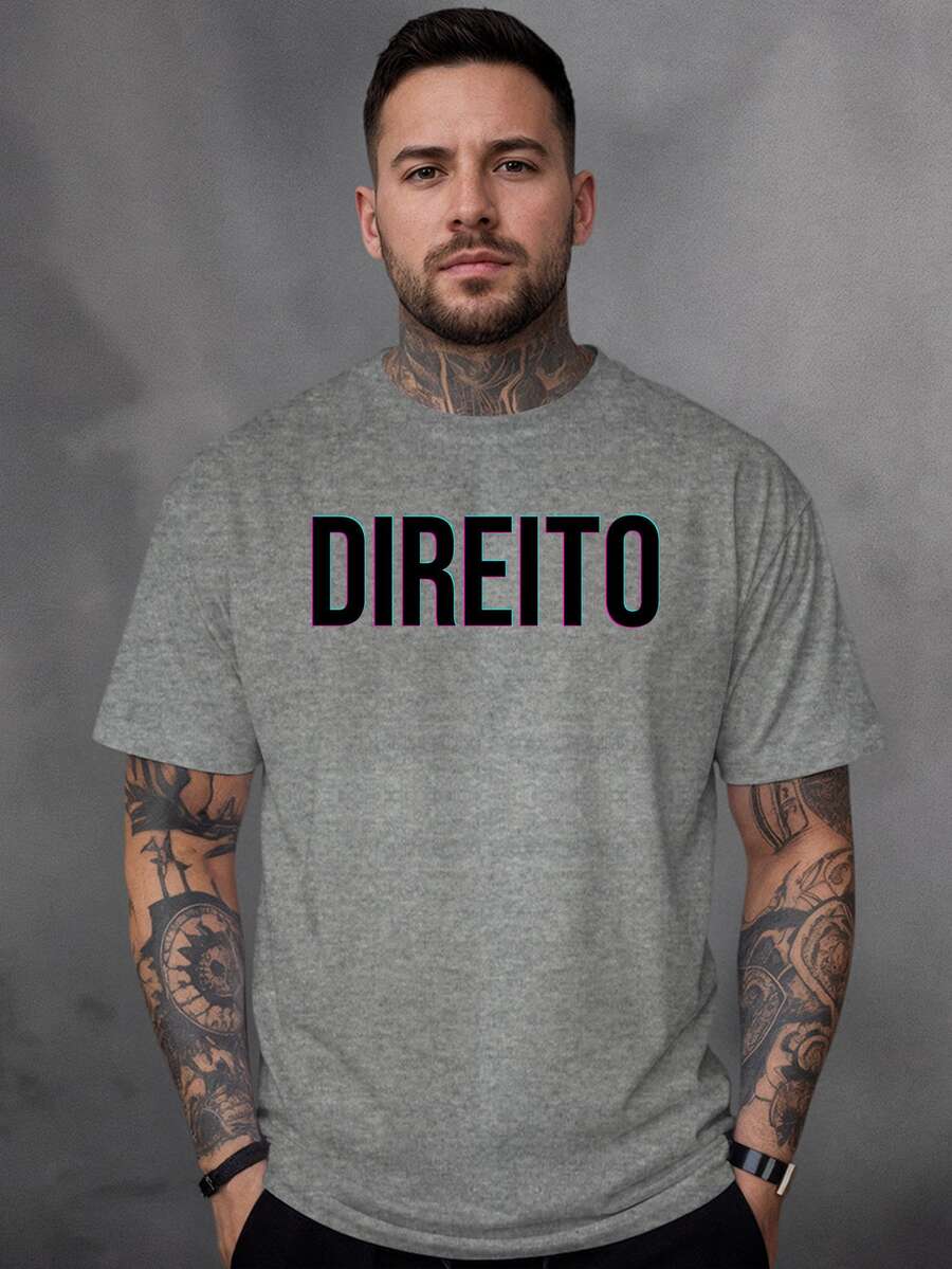 Men T-Shirts - 灰色 - 查看 1