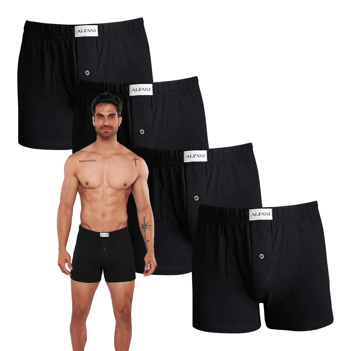 Men Trunks - Czarne - Zobacz 1