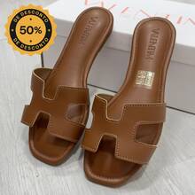 Valentim Brasil Women's Sandal CARAMELO – Synthetic Leather, Model 5050, Comfortable, Light And Modern, Summer 2025 - 焦糖色 5050 - 查看 2