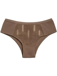 Women's Panty Kit 5 Units Comfortable Ribbed Fabric With Lace Double Padding Basic Lingerie - Multicolor - View 6