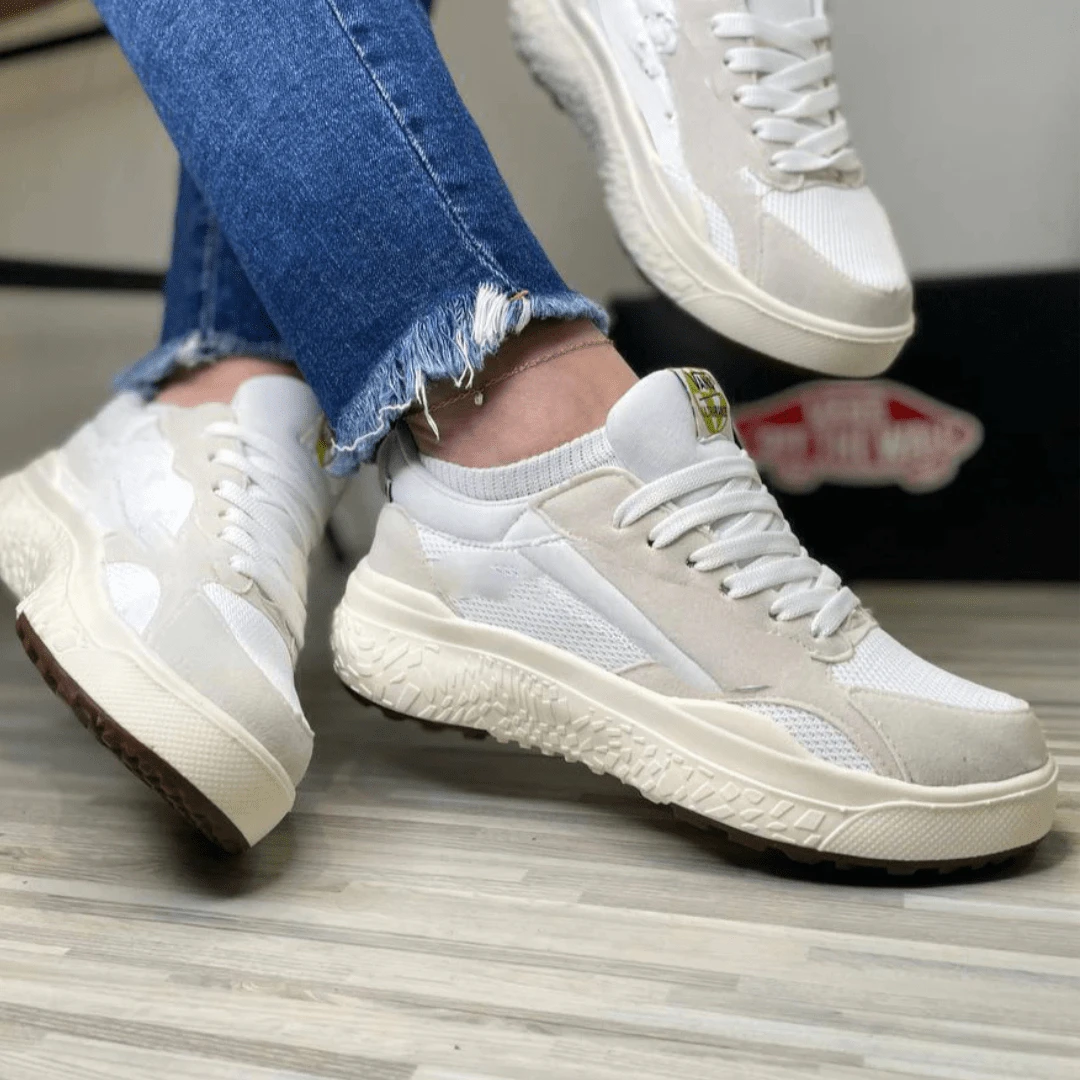 Women's White Neo VR3 Prime Casual Comfortable Sneakers New Release - 白冰 - 查看 1