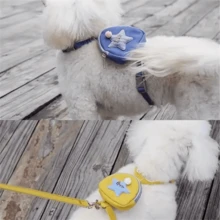 1PC Cat And Dog Belt Multifunctional Pet Backpack With Adjustable Chest Strap, Dog Belt Walking Rope, Durable Belt Backpack, Convenient, Cute, Durable, Can Carry Essential Items For Going Out, Suitable For Pet Backpacks For Dogs And Cats - Multicolor - View 11