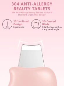 Facial Scraper Blackhead Scraper Blackhead Scraper Metal Extractor Pink Plastic Blackhead Scraper Suitable For Women And Men Blackhead Remover - Pink - View 5