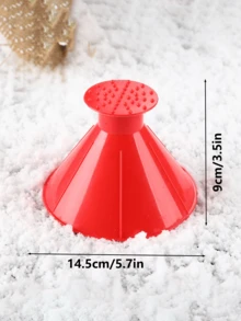 Pala da neve e raschietto per ghiaccio combinati, attrezzo per la rimozione della neve all'aperto, raschietto per auto, rimuove facilmente neve e ghiaccio, pratico, essenziale per la guida invernale e l'uso all'aperto - Multicolore - Visualizzare 10