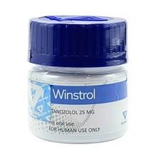 Winstrol Austyn Labs 25 MG 50 tabletas suplemento o producto farmacéutico sujeto a regulación, presentación de 50 tabletas 25 mg, consulte información y uso responsable bajo prescripción profesional - Blanco - Ver 1