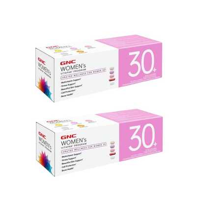 ZUVARA GNC Women's 30+ Vitapak, Multivitamin For Daily Vitamin Needs, Stress & Bone Support, Skin Protection, 5-In-1 Formula, 30 Count, Edible Supplements - Dietary