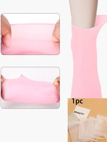 Feuchtigkeitsspendende Silikon-Gel-Socken für die Fußpflege, verhindern Risse, entfernen abgestorbene Haut, schützende und elastische Fußpflegesocken, Silikonsocken für trockene, rissige Füße - Feuchtigkeitsspendende Fußsocken für Frauen, Behandlung von rissigen Fersen (5 gemischte Farben, bis Größe 9) Pediküre-Zubehör Nagelhautschere Pediküre