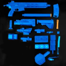 Juguetes Armas de Juguete y Accesorios Pistola de Hidrogel Lanzador de Hidrogel paraHombres y Niños Lanzador de Juguetes Blasters y Juegos de Espuma para Niños al Aire Libre Sin Bolas De gel Hidrogel Regalos de halloween, Navidad y Reyes - Negro - Ver 5