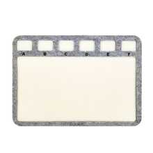 毛毡串珠垫（大号、中号、小号） - 配有镊子和珠宝勺，串珠垫带有厘米和字母刻度，坚固耐用（提供大号、中号、小号三种尺寸），适用于珠宝制作和串珠