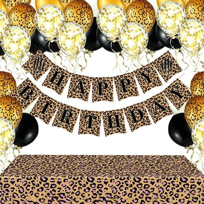 Biểu ngữ chúc mừng sinh nhật Cheetah – Đồ trang trí sinh nhật Cheetah, Đồ trang trí tiệc báo, Đồ dùng tiệc theo chủ đề, Tiệc in hình động vật, Đồ trang trí sinh nhật đầu tiên, Đồ trang trí tiệc sinh nhật Sweet One, Sinh nhật đầu tiên Sweet One, Đồ trang trí tiệc cô dâu, Đồ dùng tiệc Lepord, Bóng bay in hình Cheetah, Khăn trải bàn in hình động vật, Đồ trang trí sinh nhật Halloween, Ngày cựu chiến binh, Ngày lễ Tạ ơn